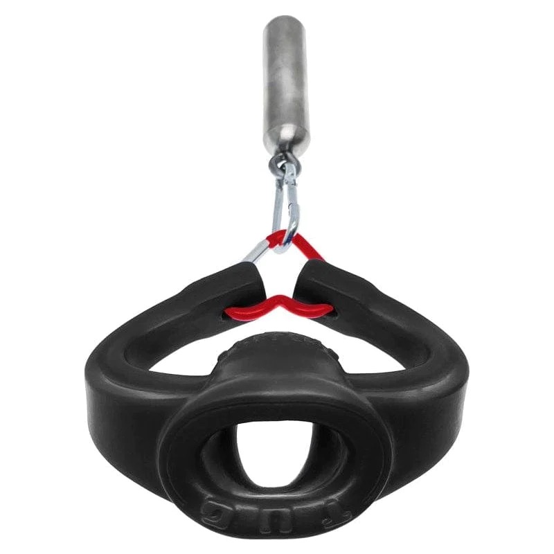 Tug Pull Down Weighted Ball Stretcher Black